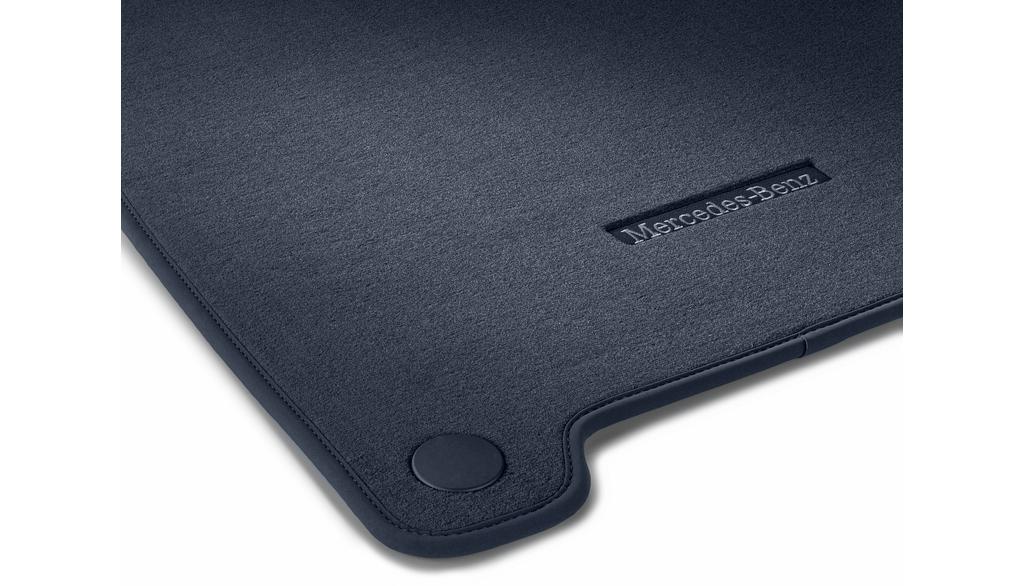 CLASSIC velour mats, set, 4-piece, EQE, biscaya blue, A29568088035F86