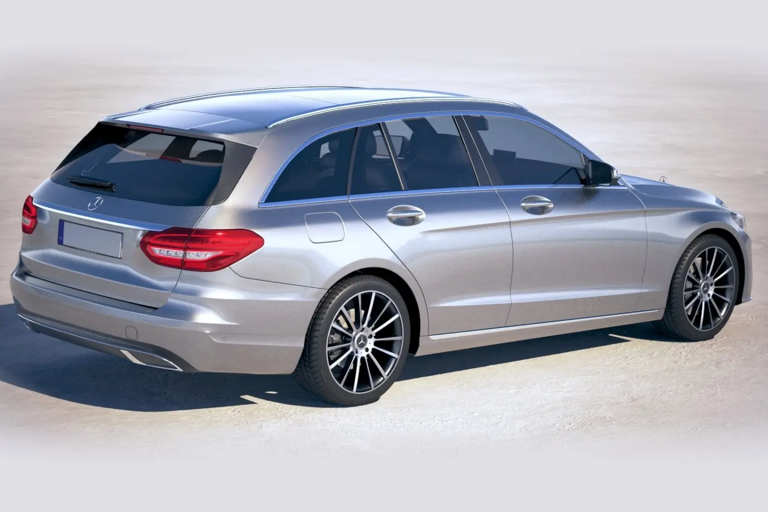 Reisetaschenset passend für Mercedes-Benz C-Klasse estate (S205) 2019-2021 Kombi - Schwarz, CB-M24901S