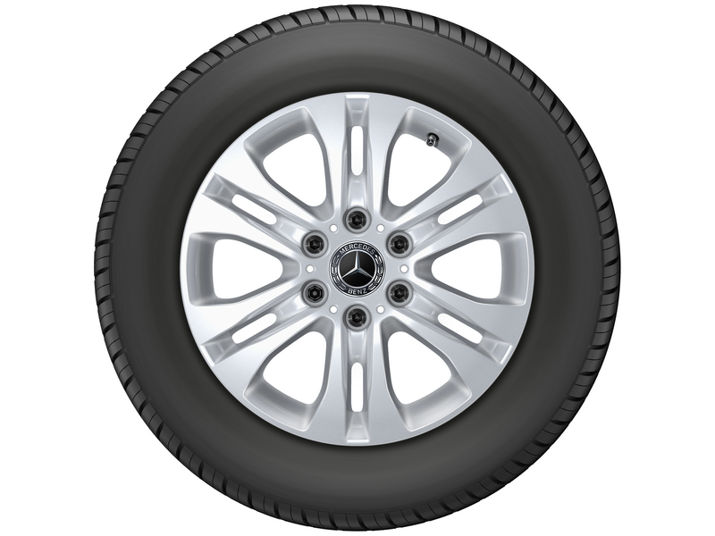 6-twin-spoke wheel, 43.2 cm (17-inch), Sprinter, 235/60 R17/, vanadium silver, A90740128007X45