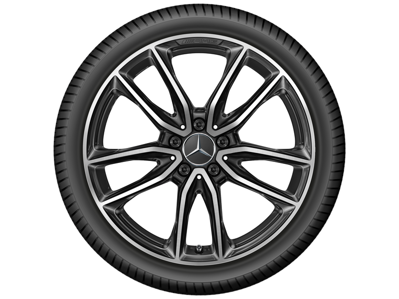 AMG 5-twin-spoke wheel, gloss black, Pirelli, W SottoZero 3 MO, 225/40 R19 93H XL, winter, Q440141713950