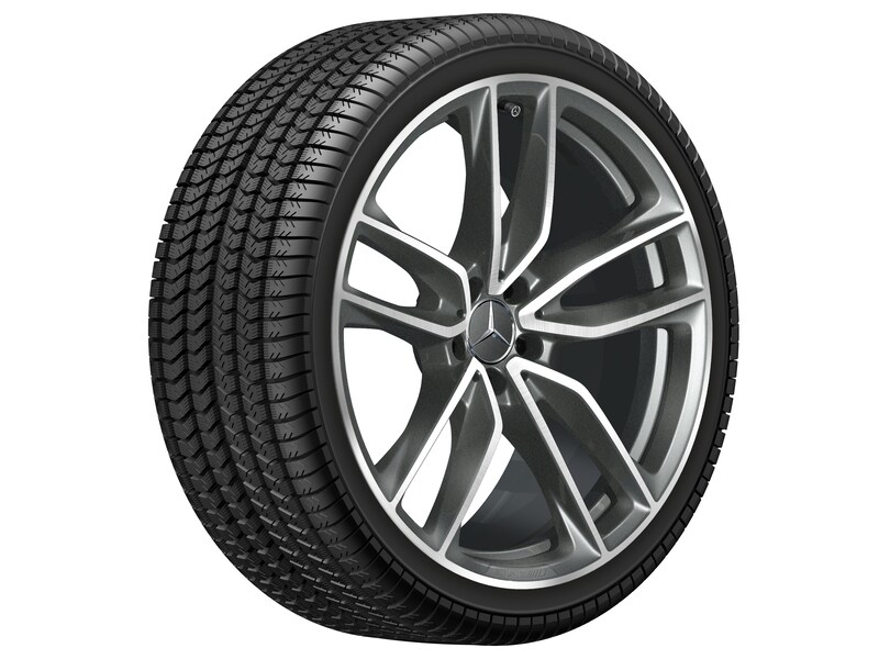 AMG 5-twin-spoke wheel, titanium gray, Pirelli, Scorpion Winter MO1, 295/35 R21 107V XL, winter, Q4403017113100J2022