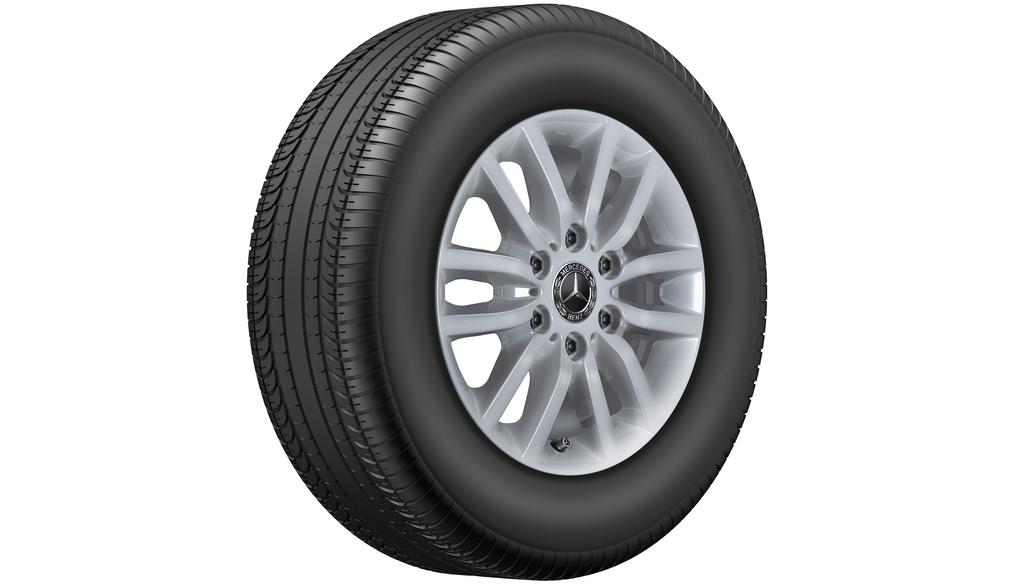6-Doppelspeichen-Rad Vanadiumsilber, Continental, ContiVanContact 200, 235/65 R16 121/119R C, Sommer, Q440281110010 6-Doppelspeichen-Rad Vanadiumsilber, Continental, ContiVanContact 200, 235/65 R16 121/119R C, Sommer, Q440281110010