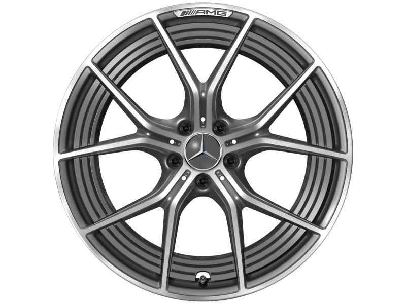 AMG forged wheel in cross-spoke design, 53.3 cm (21-inch), high-sheen, AMG GT, 295/30 R21/, tantal gray, A1924001900