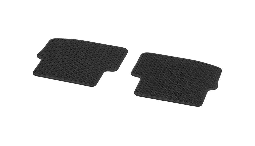 Rep mats CLASSIC, rear, 2-piece, C-Class, black, A20568004029G32