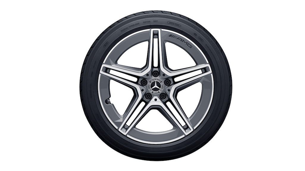 AMG 5-Doppelspeichen-Rad Tremolit-metallic Glanzgedreht