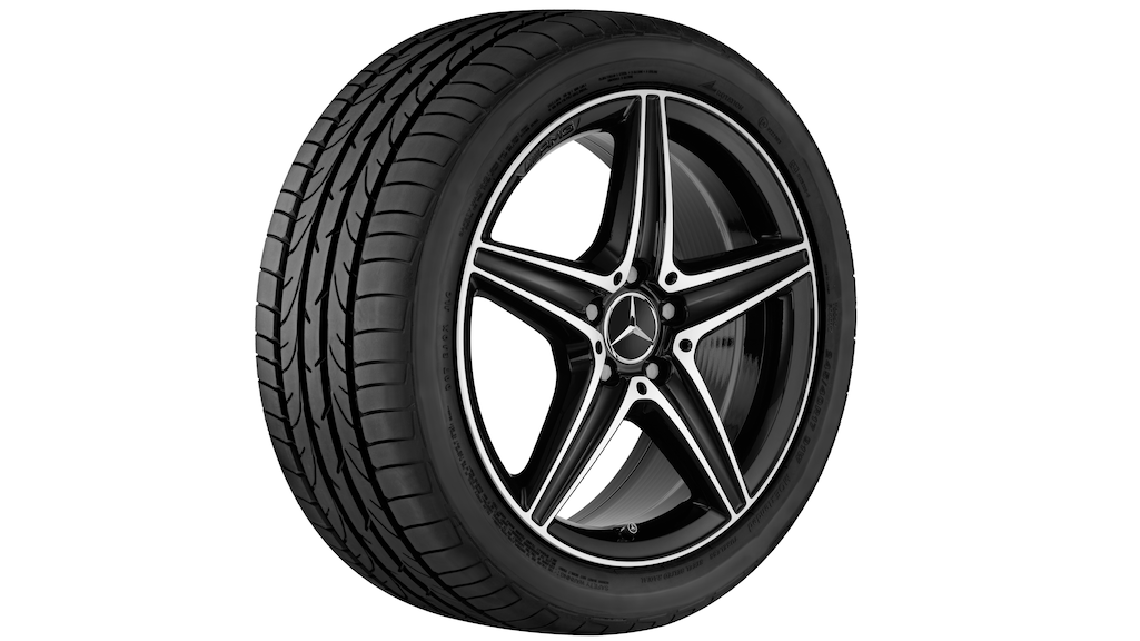 AMG 5-spoke wheel, gloss black, Pirelli, W SottoZero 3 MO, 275/40 R18 103V XL, winter, Q4401417148000J2022
