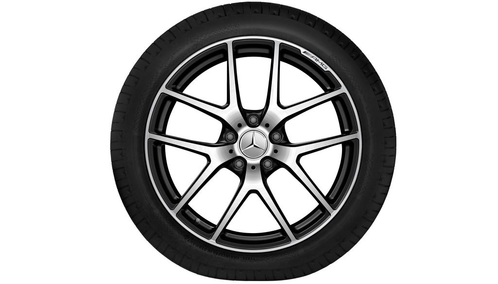 AMG gesmede velg in 5-dubbelspaaks design, 53,3 cm (21 inch), hoogglans, G-Klasse, 295/40 R21/, matzwart, A46340104007X36