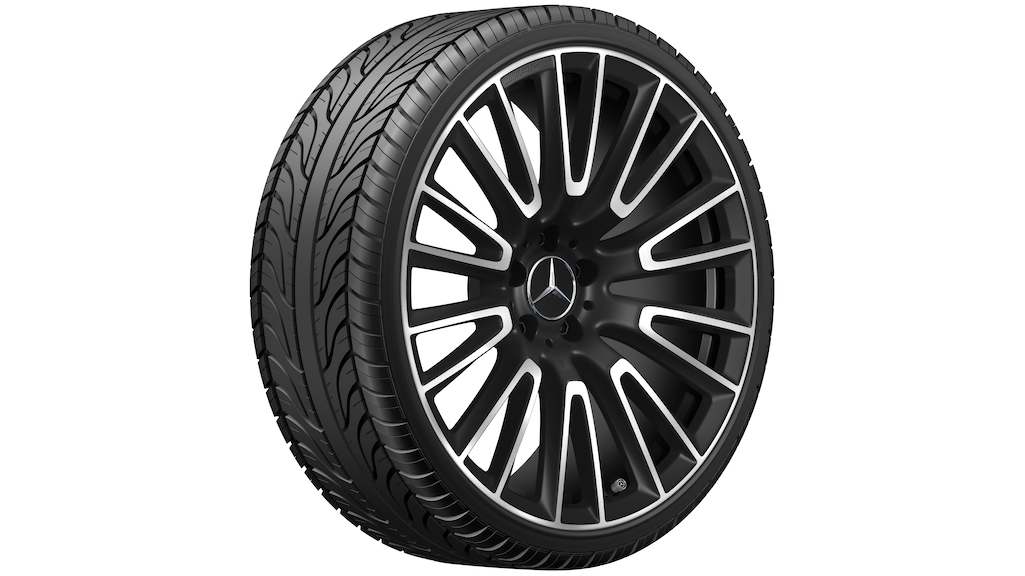 Cerchio in lega leggera AMG, design a 10 doppie razze, 50,8 cm (20 pollici), lucido, Classe E, 295/35 R20/, nero opaco, A21440116007X36 Cerchio in lega leggera AMG, design a 10 doppie razze, 50,8 cm (20 pollici), lucido, Classe E, 295/35 R20/, nero opaco, A21440116007X36