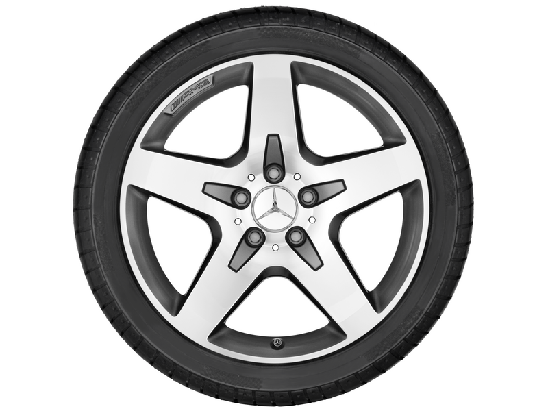 AMG 5-spaaks velg, titaniumgrijs, Dunlop, SP Sport Maxx GT MO, 235/50 R18 97V, zomer, Q4406512101900J2021