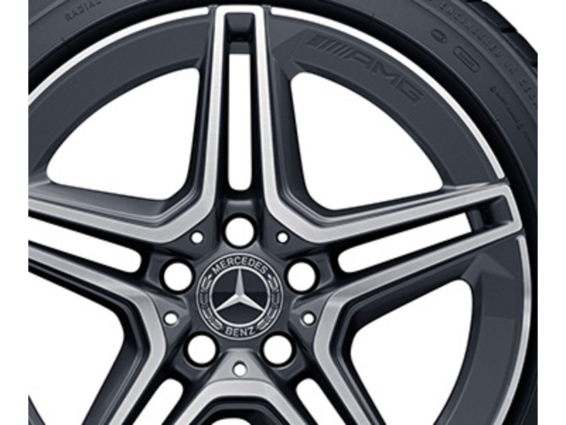 AMG 5-Doppelspeichen-Rad Tremolith-metalic Glanzgedreht, Michelin, Pilot Alpin 5 MO1, 245/40 R18 97V XL, Winter, Q440141513490G1