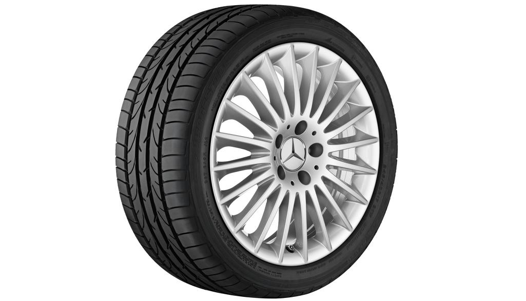 Multi-spoke wheel, 45.7 cm (18-inch), E-Class, 245/40 R18/, vanadium silver, A21240155027X45