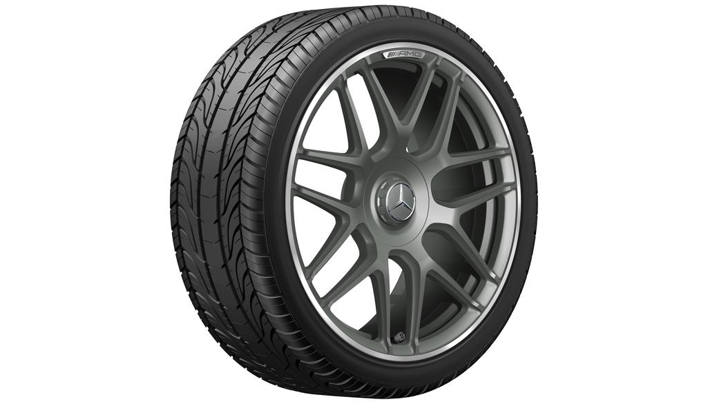 AMG-gesmede velg in kruisspaakdesign, 48,3 cm (19 inch), hoogglans, A-Klasse, 245/35 R19/, tantal grijs, A17740125007Y78