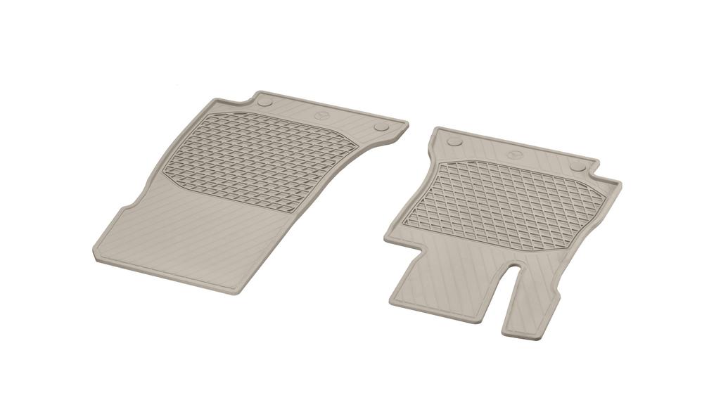 CLASSIC all-weather mats, driver/passenger mat, 2-piece, E-Class, macchiato beige, A21368001068U52