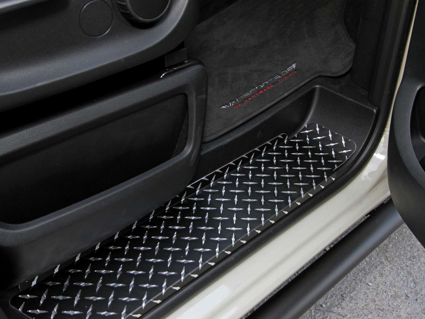 Set di listelli sottoporta in alluminio Star-Black per Vito/Classe 447