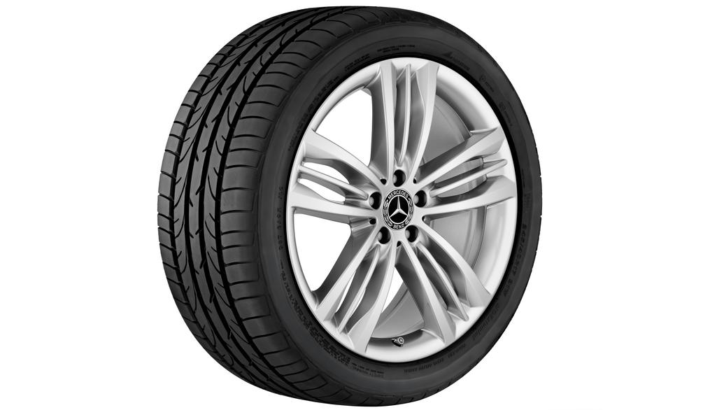 5-Tripel-Speichen-Rad, 50,8 cm (20 Zoll), S-Klasse, 245/40 R20/, thuliumsilber, A22240138009293