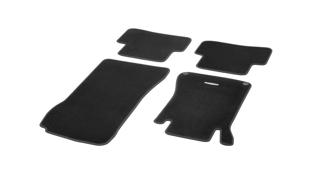 Tappetini in velluto CLASSIC, set da 4 pezzi, CLC, nero, A20368057489F95 Tappetini in velluto CLASSIC, set da 4 pezzi, CLC, nero, A20368057489F95