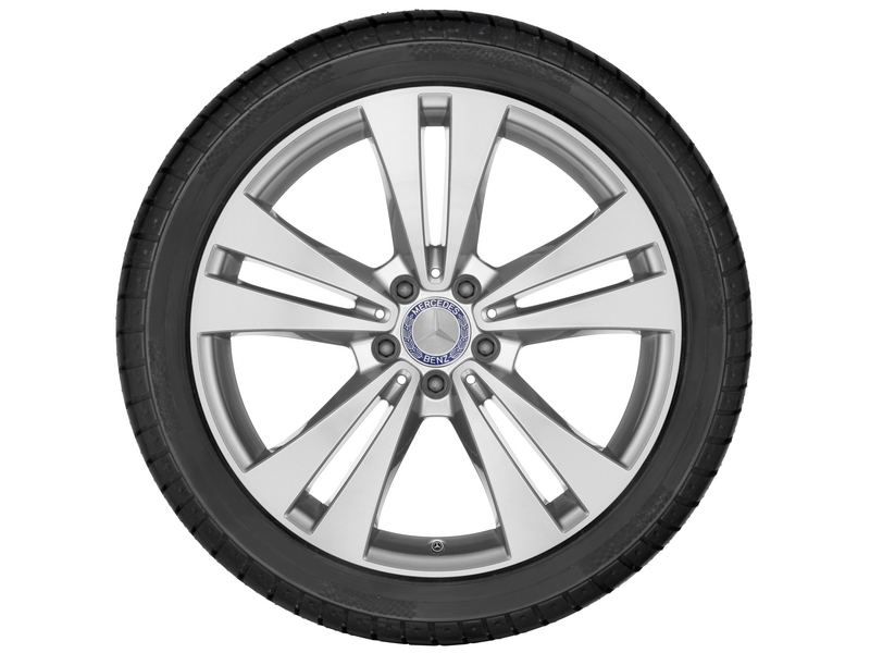 5-dubbelspaaks velg, 53,3 cm (21 inch), GLE, 315/40 R21/, vanadiumzilver, A29240111007X45