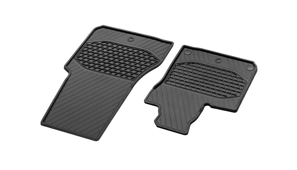 Tappetini per tutte le stagioni, tappetino conducente/passeggero, 2 pezzi, smart, nero, A45368016059G33 Tappetini per tutte le stagioni, tappetino conducente/passeggero, 2 pezzi, smart, nero, A45368016059G33