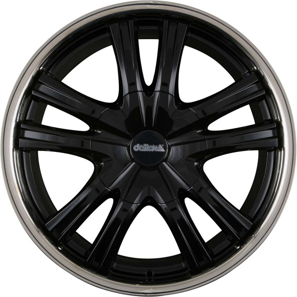 Lander12 black horn-polished alloy wheel, Sprinter, silver-colored, black, D4x4-H1B6D05084.XYZ.1012