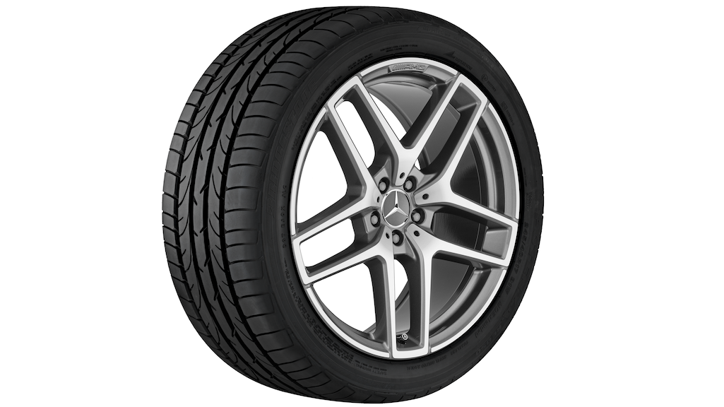 AMG 5-twin-spoke wheel, titanium gray, Pirelli, W SottoZero 3 MO, 245/45 R19 102V XL, winter, Q4401417132700J2022