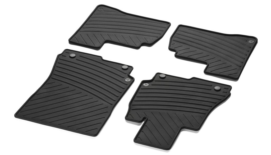 All-weather mats CLASSIC, set, 4-piece, S-Class, black, B67812042