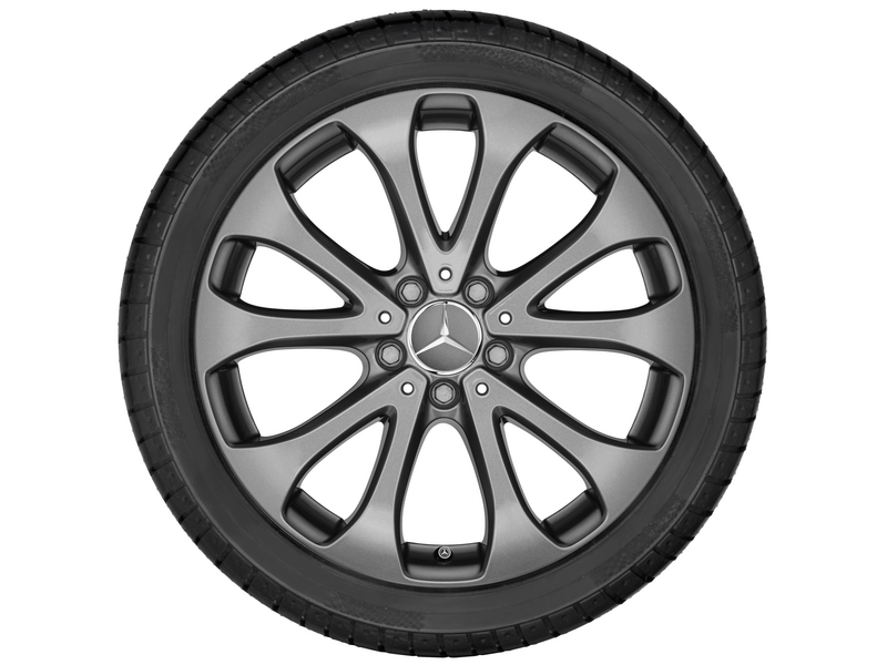 5-twin-spoke wheel, 45.7 cm (18-inch), GLC, 235/60 R18/, gray Himalaya, A25340115007756