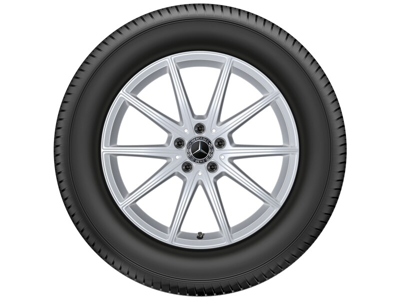 Mercedes-Benz Original Winter-Komplettrad 10-Speichen vanadiumsilber , Pirelli, Scorpion Winter MO, 275/55 R19 111 H None, Winter, Q440141717150