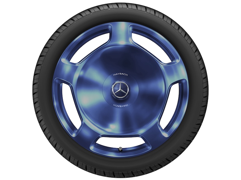 5-hole wheel, 50.8 cm (20 inch), S-Class, 255/40 R20/, nautical blue, A22340142005595