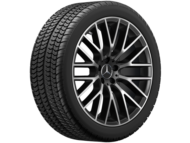 Y-spoke wheel, 50.8 cm (20 inch), high-sheen, S-Class, 255/40 R20/, black, A22340138007X23