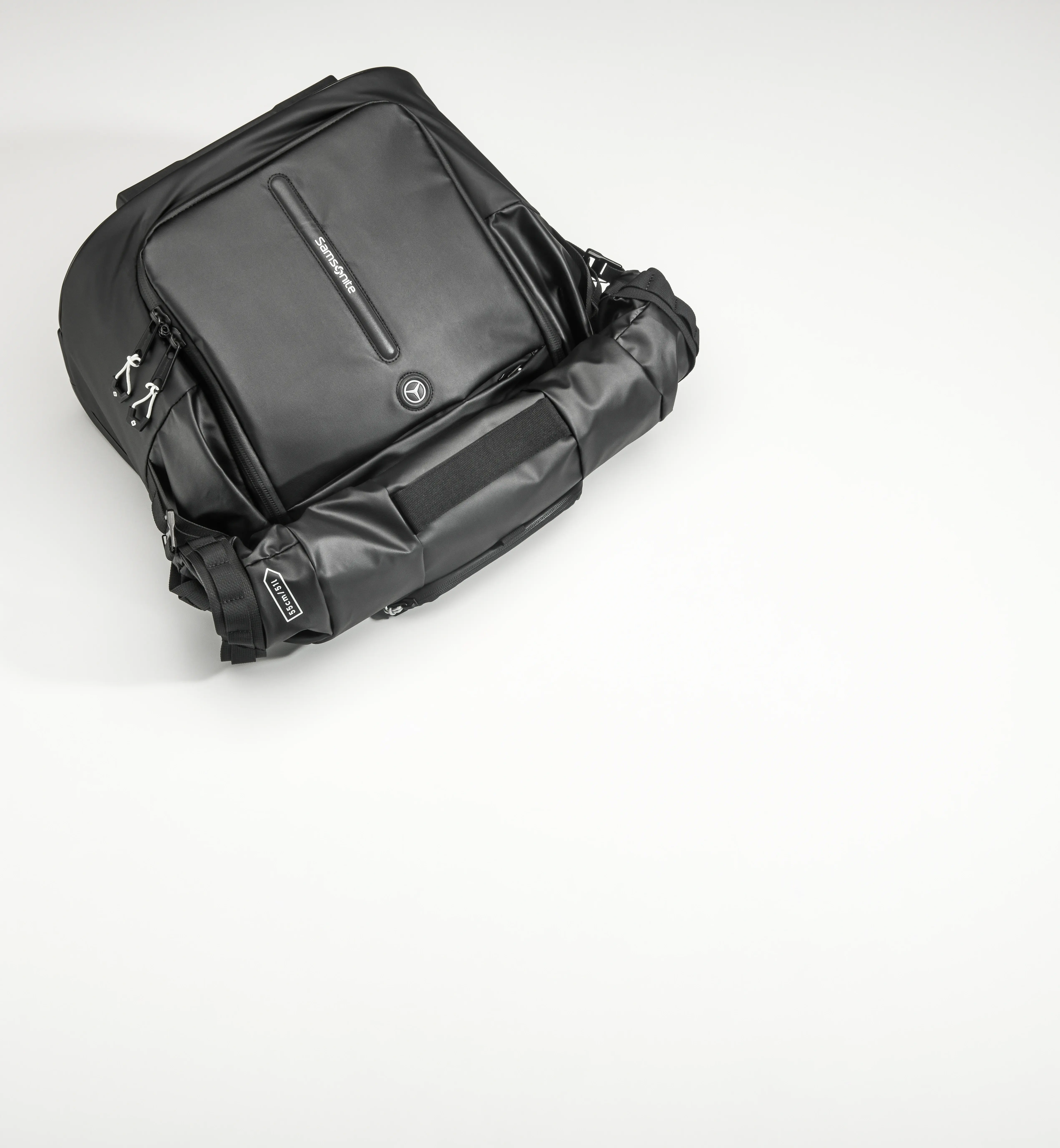 Trolleytasche, faltbar, schwarz, Polyamid (recycelt) / Polyester, Samsonite, B67960128