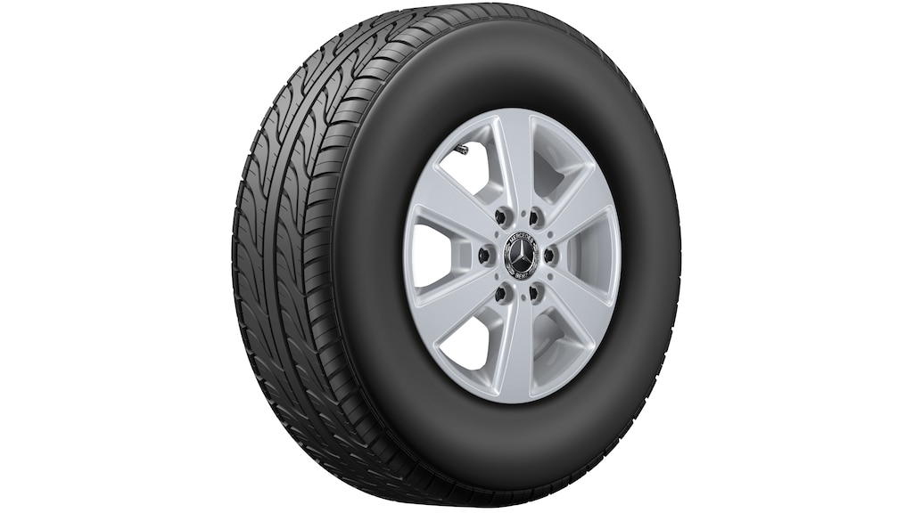 6-spaaks velg, vanadiumzilver, Continental, VanContact Camper, 225/75 R16 118R C, all-season, Q4408311100200J2022