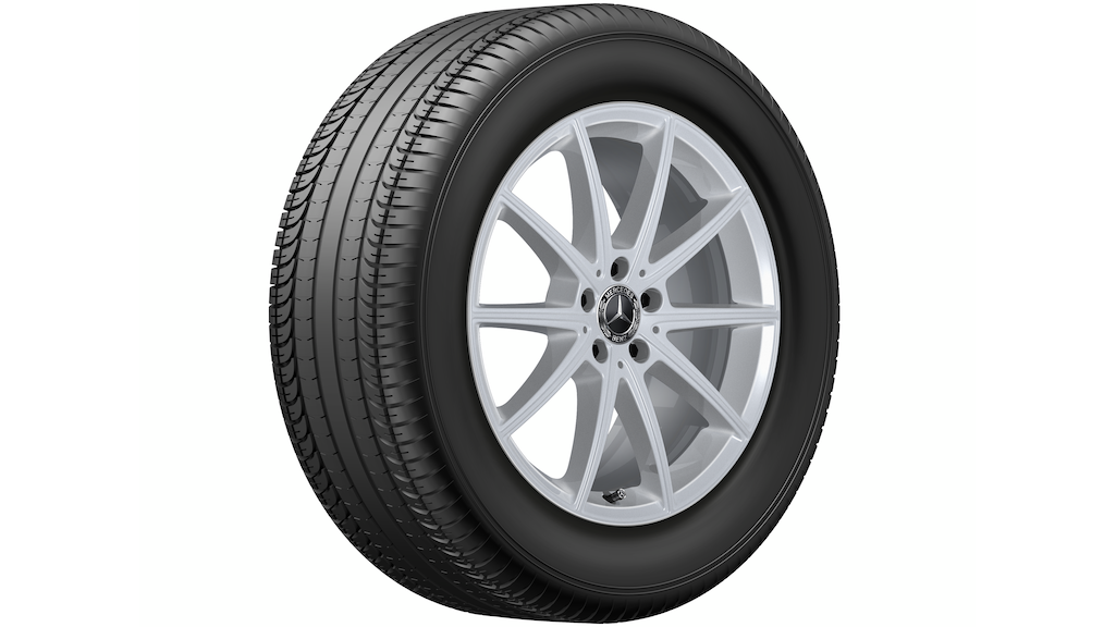 Mercedes-Benz Original Winter-Komplettrad 10-Speichen vanadiumsilber , Pirelli, Scorpion Winter MO, 275/55 R19 111 H None, Winter, Q440141717170