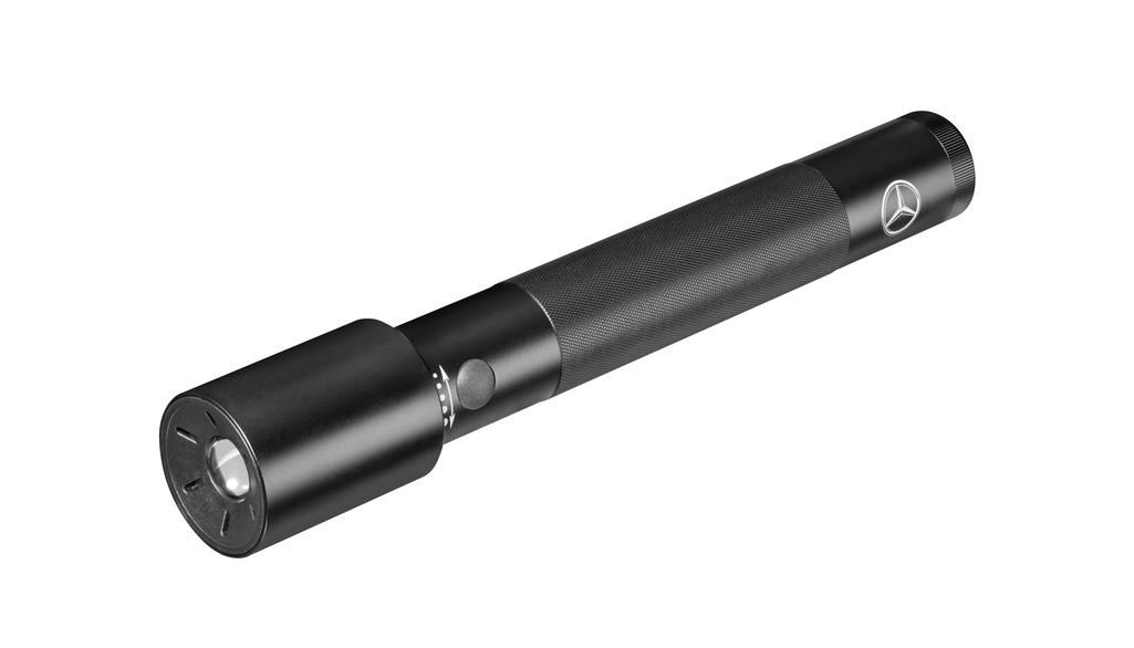 LED-zaklamp, groot, zwart, aluminium, B66953317 LED-zaklamp, groot, zwart, aluminium, B66953317