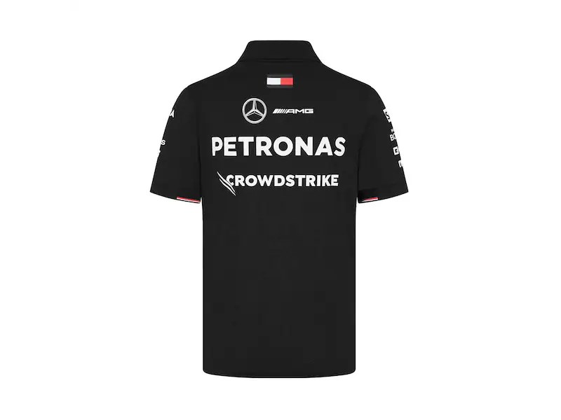 Poloshirt Herren, Team, Mercedes-AMG F1, schwarz, B679980401