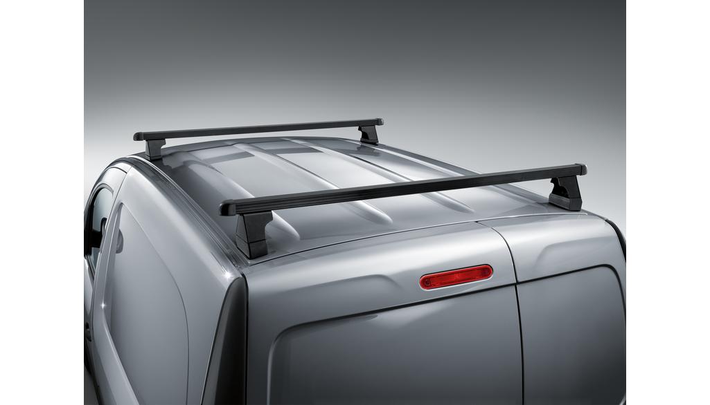 Dachgrundträger Standard, zwei Querbrücken, Citan/eCitan, schwarz, A4158900593 Dachgrundträger Standard, zwei Querbrücken, Citan/eCitan, schwarz, A4158900593
