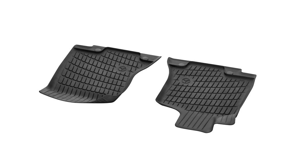Tappetini per tutte le stagioni Dynamic Squares, tappetino conducente/passeggero, 2 pezzi, Classe C, nero, A20668020049G33 Tappetini per tutte le stagioni Dynamic Squares, tappetino conducente/passeggero, 2 pezzi, Classe C, nero, A20668020049G33