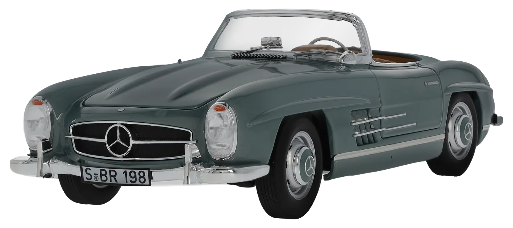 Model car: 300 SL Roadster W 198 II (1957-1963), light green, Norev, 1:18, B66040715 Model car: 300 SL Roadster W 198 II (1957-1963), light green, Norev, 1:18, B66040715