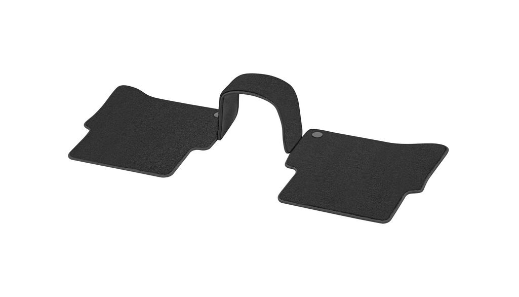 EXCLUSIVE velour mats, rear with cardan tunnel mat, 3-piece, S-Class, black, A22368084039K26