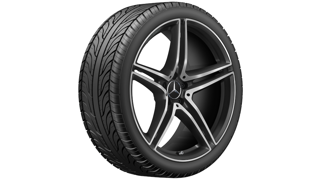AMG multi-spoke wheel, black matt, Michelin, Pilot Alpin 5 MO1, 255/40 R21 102V XL, winter, Q4401415136100J2022
