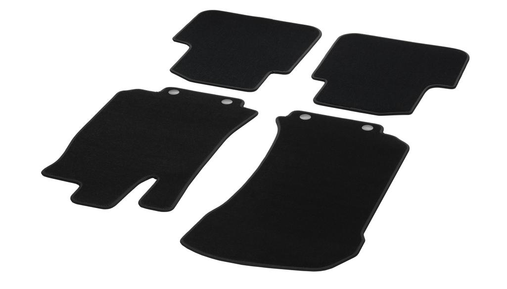 Tappetini in velluto CLASSIC, set da 4 pezzi, Classe R, nero, A25168064489F87 Tappetini in velluto CLASSIC, set da 4 pezzi, Classe R, nero, A25168064489F87