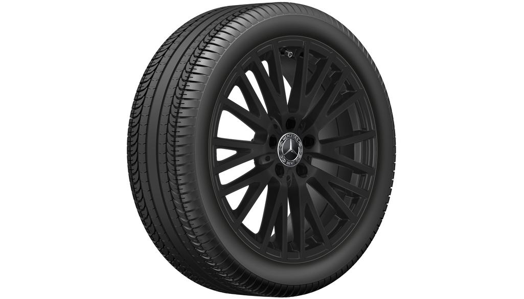 10-twin-spoke wheel, 45.7 cm (18-inch), CLA/ B-Class/ A-Class, 225/45 R18/, black, A17740106007X43
