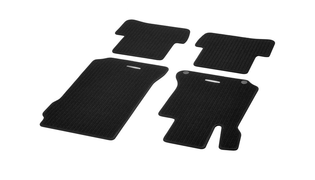 Rep mats CLASSIC, set, 4-piece, C-Class, black, A20468049489G32