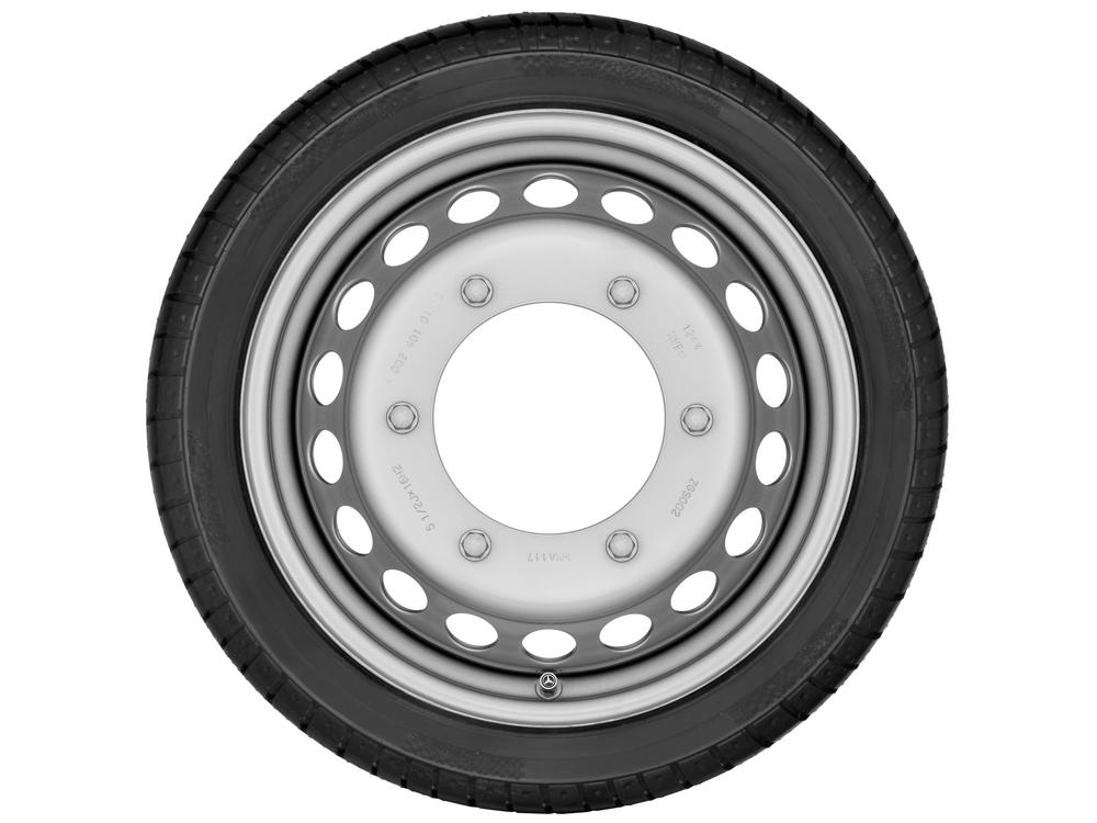 Stalen velg zilver, Continental, ContiVanContact 200, 195/75 R16 107/105R C, zomer, Q4402611102200J2021