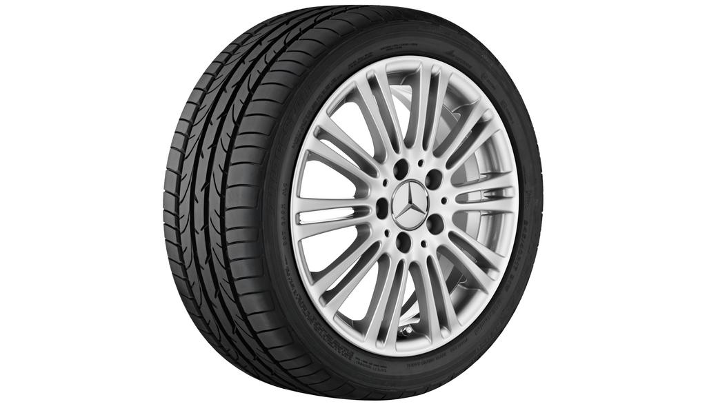 10-Doppelspeichen-Rad, 40,6 cm (16 Zoll), A-Klasse, 195/55 R16/, titansilber, B66474490 10-Doppelspeichen-Rad, 40,6 cm (16 Zoll), A-Klasse, 195/55 R16/, titansilber, B66474490