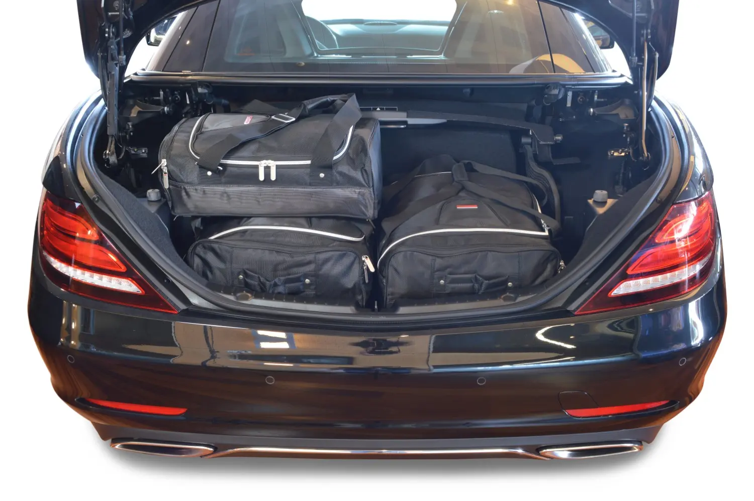 Reisetaschenset passend für Mercedes-Benz SLK - SLC (R172) 2011-2020 - Schwarz, CB-M23701S