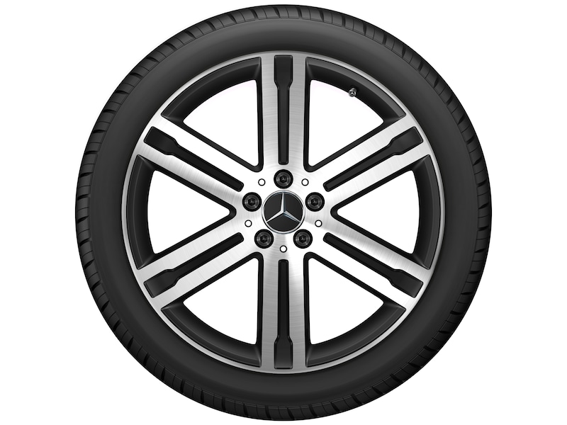 6-spoke wheel black matt, Bridgestone, Blizzak LM001 MO, 235/45 R20 96H, Winter, Q4403019102000J2022