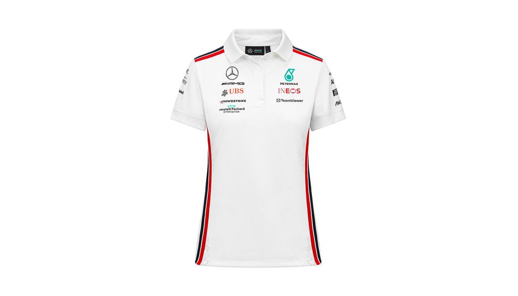 Polo da donna, Team, Mercedes-AMG F1, bianco, B67990104