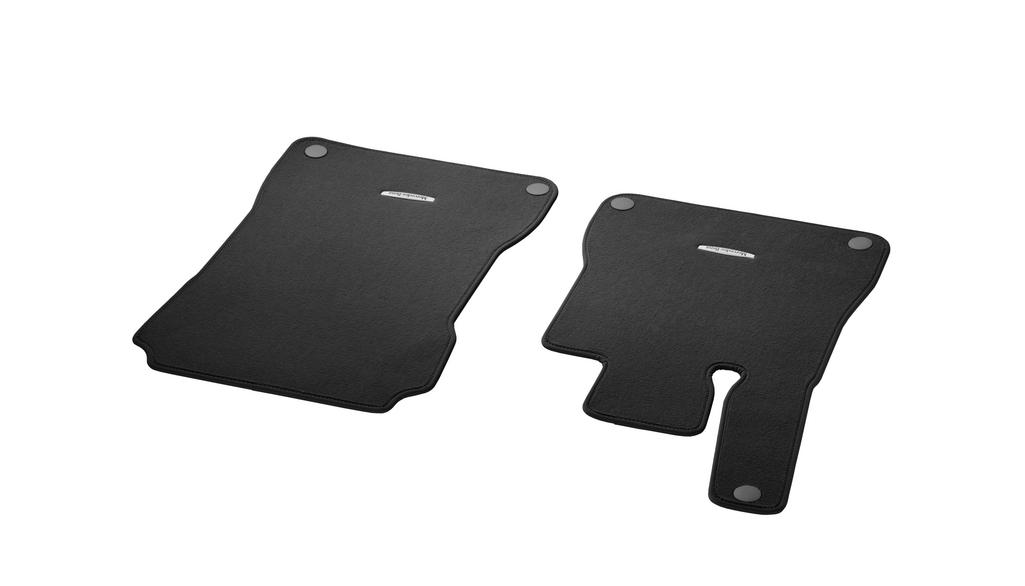 Tappetini in velluto CLASSIC, set, 2 pezzi, SL, nero, A23168032019F87