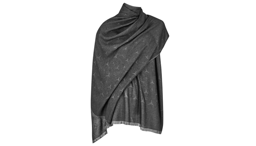 Sciarpa, nero/grigio scuro, B66959623 Sciarpa, nero/grigio scuro, B66959623