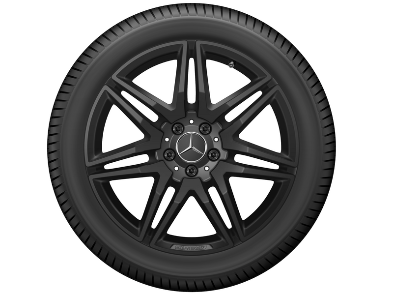 AMG 7-Doppelspeichen-Rad, 48,3 cm (19 Zoll), V-Klasse/EQV, 245/45 R19/, schwarz, A44740151007X43